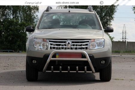 Front bar Renault Duster - type: standard фото 1