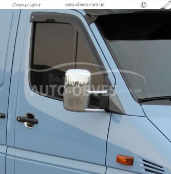 Хромированные накладки на зеркала Mercedes Sprinter, Volkswagen LT abs хром фото 4