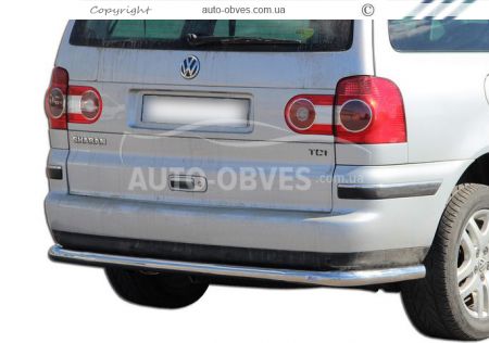 Ford Galaxy rear bumper protection - type: full stroke фото 0