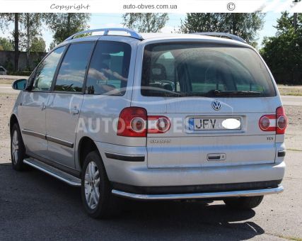 Ford Galaxy rear bumper protection - type: full stroke фото 2