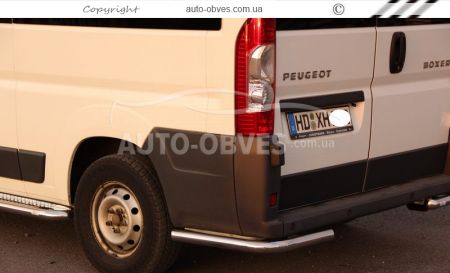 Защита заднего бампера Ducato, Boxer, Jumper - тип: углы одинарные фото 3