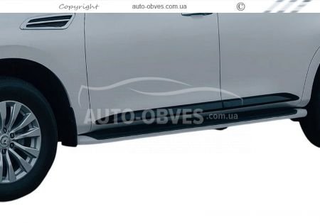 Молдинги дверей для Infiniti QX80 2013-2024 фото 4