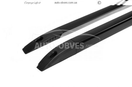 Roof rails Volkswagen T5 10-15 - L1\L2 - type: integrated, color: black фото 1