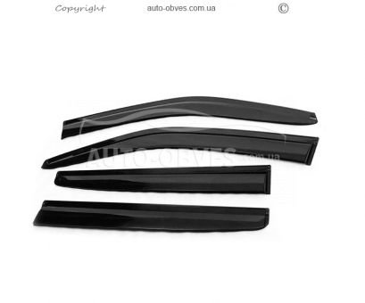 Isuzu D-Max 2019-... window deflectors - type: 4 pcs, sunplex sport фото 0