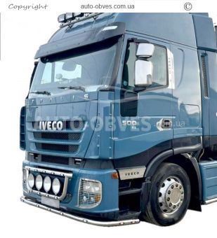 Накладки на низ дверей Iveco Stralis - тип: 2 шт фото 4