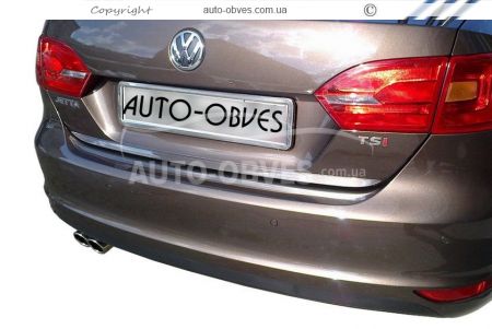 Кромка багажника Volkswagen Jetta нержавейка фото 3