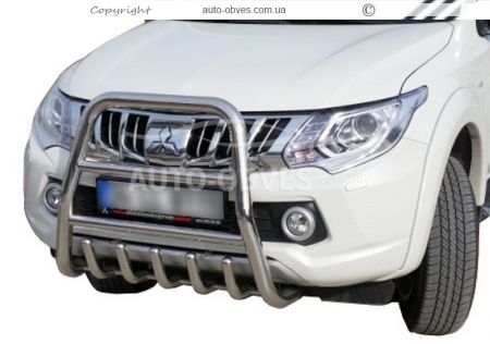 Защита переднего бампера Fiat Fullback 2016-... фото 0
