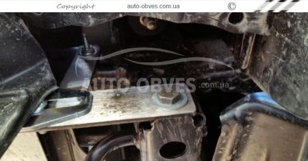 Front bumper protection Toyota Fortuner 2015-... - type: model product фото 1