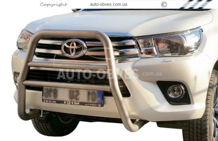 Front bumper protection Toyota Fortuner 2015-... - type: model product фото 0