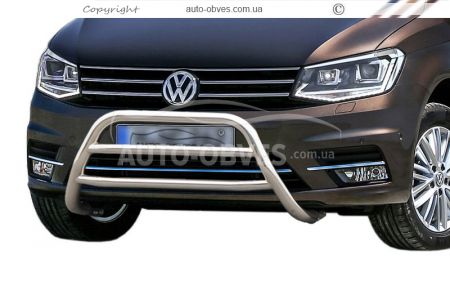 Bull bar VW Caddy 2015-2020 - type: 2 jumpers фото 0