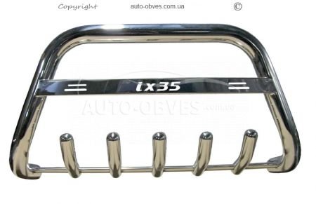 Front bar Hyundai IX35 - type: standard фото 0