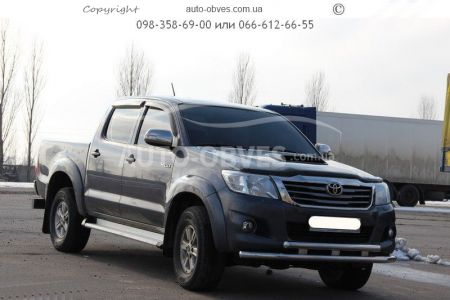 Захист переднього бампера Toyota Hilux 2012-2015 фото 3