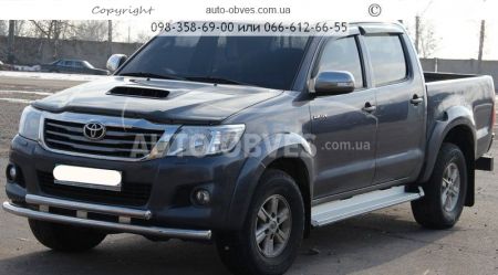 Захист переднього бампера Toyota Hilux 2012-2015 фото 1