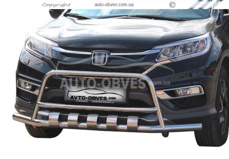 Front bumper protection Honda CRV 2016-2017 фото 1