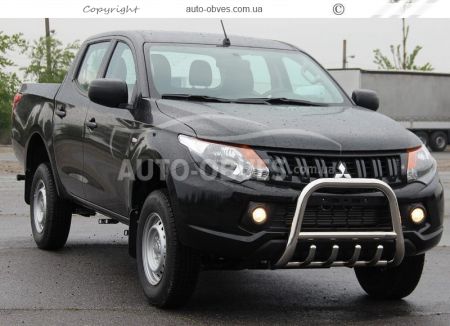 Front bumper protection Fiat Fullback 2016-... фото 2