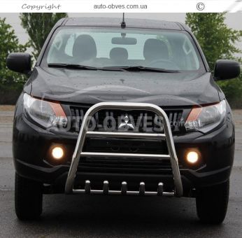 Front bumper protection Fiat Fullback 2016-... фото 2