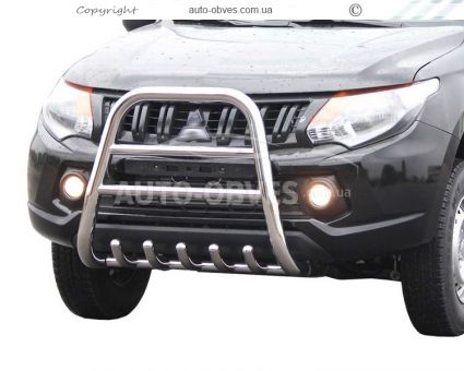Front bumper protection Fiat Fullback 2016-... фото 0