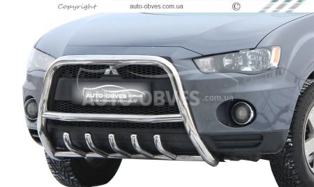 Кенгурятник для Mitsubishi Outlander XL 2010-2012 - тип: штатний фото 0