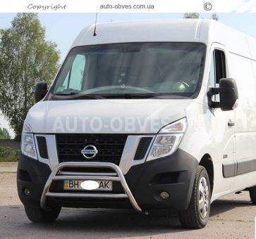 Front bar Nissan NV400 - type: 2 jumpers фото 1