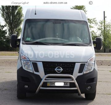 Front bar Nissan NV400 - type: 2 jumpers фото 3