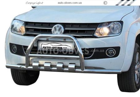 Front bumper protection VW Amarok фото 0