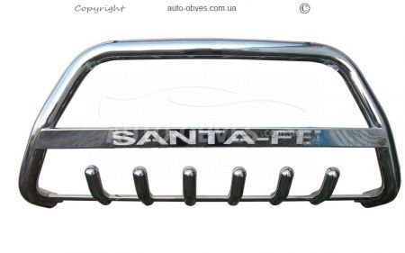 Front bar Hyundai Santa Fe 2010-2012 - type: standard фото 0