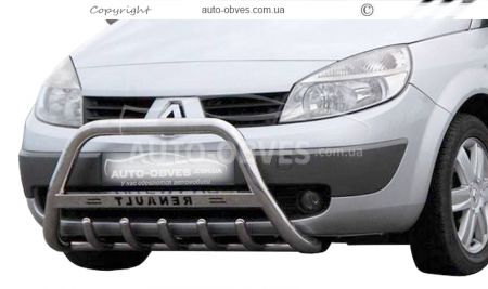 Front bar Renault Scenic II 2003-2009 - type: standard фото 0