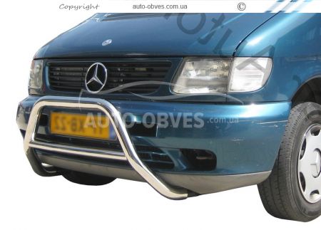 Bull bar Mercedes Vito I - type: without grill фото 0