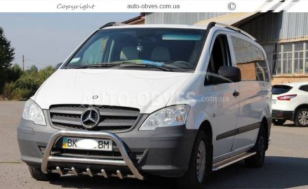 Кенгурятник Mercedes Vito, Viano 2010-2014 - тип: штатный фото 1