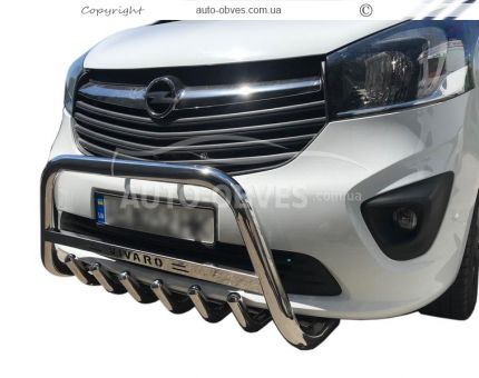 Кенгурятник для Opel Vivaro 2015-2019 - тип: штатний фото 0