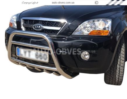 Кенгурятник для Kia Sorento 03-09 - тип: штатний фото 0