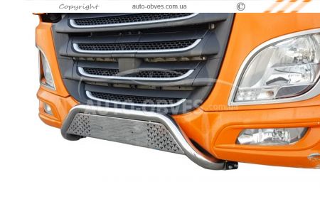 Захист переднього бампера DAF XF euro 6 нижній v2 - дод послуга: встановлення діодів фото 1