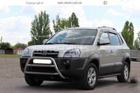 Кенгурятник Hyundai Tucson 2004-2014 - тип: на 2 перемички фото 2