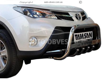 Кенгурятник для Toyota Rav4 2013-2016 - тип: штатний фото 1