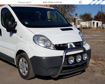 Кенгурятник высокий Primastar, Vivaro, Trafic - тип: до капота фото 1
