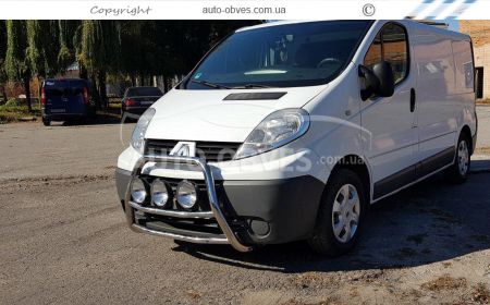 Кенгурятник высокий Primastar, Vivaro, Trafic - тип: до капота фото 2