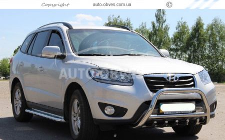 Кенгурятник Hyundai Santa Fe 2010-2012 - тип: штатный фото 2