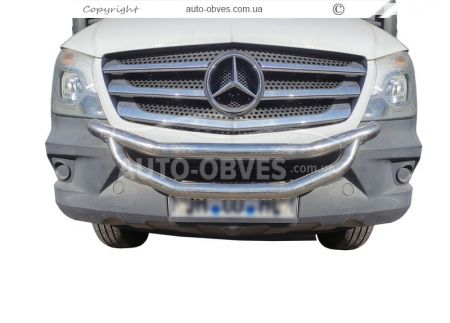 Захист переднього бампера Mercedes Sprinter 2013-2018 фото 5
