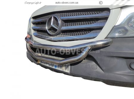 Захист переднього бампера Mercedes Sprinter 2013-2018 фото 4