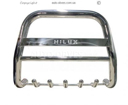 Front bar Toyota Hilux 2006-2011 - type: standard фото 1