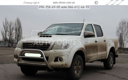 Front bar Toyota Hilux 2012-2015 - type: 2 jumpers фото 1