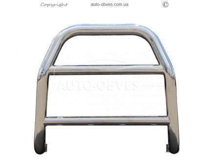 Bull bar high Ssangyong Korando 2010-2014 - type: without grill фото 2