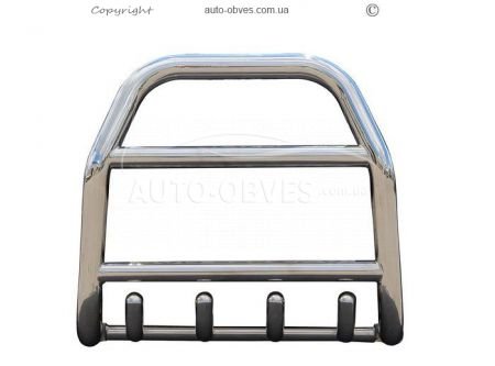 Bull bar high Ford Ranger 2012-2016 - type: up to the hood фото 1