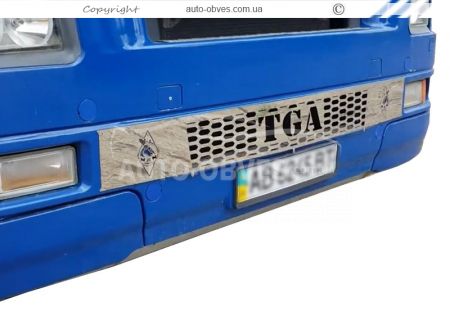 Lower grille trim MAN TGA 1 pc wide cab фото 1