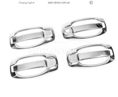 Covers for door handles Opel Combo 4 door of 8 elements фото 0