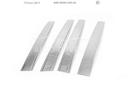 Pads for door pillar moldings Toyota Corolla 2005-2007 stainless steel фото 1