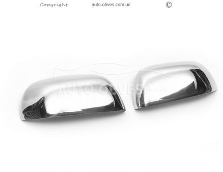 Covers for mirrors Renault Duster model Laureate stainless steel 2010-2012 фото 2