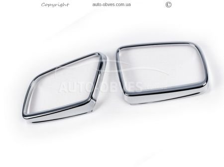 Хромовані накладки на дзеркала BMW 5 E60 - тип: abs хром фото 0