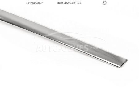 Pad over number Mercedes C class w204 sedan, stainless steel фото 1