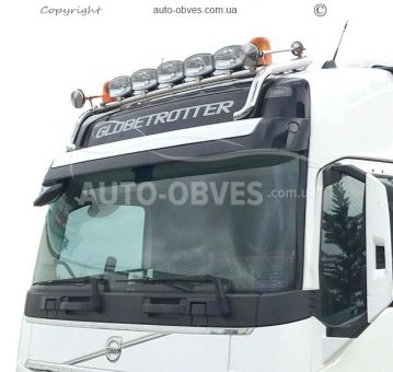 Держатель для фар на крышу Volvo euro 6, услуга: установка диодов фото 14